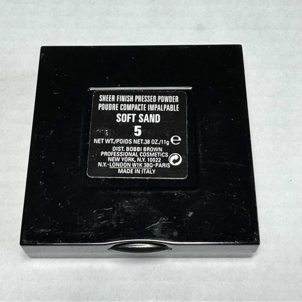 Bobbi Brown Sheer Finish Pressed Powder 5 Soft Sand 0.38oz Medium Beige Makeup - Picture 4 of 8